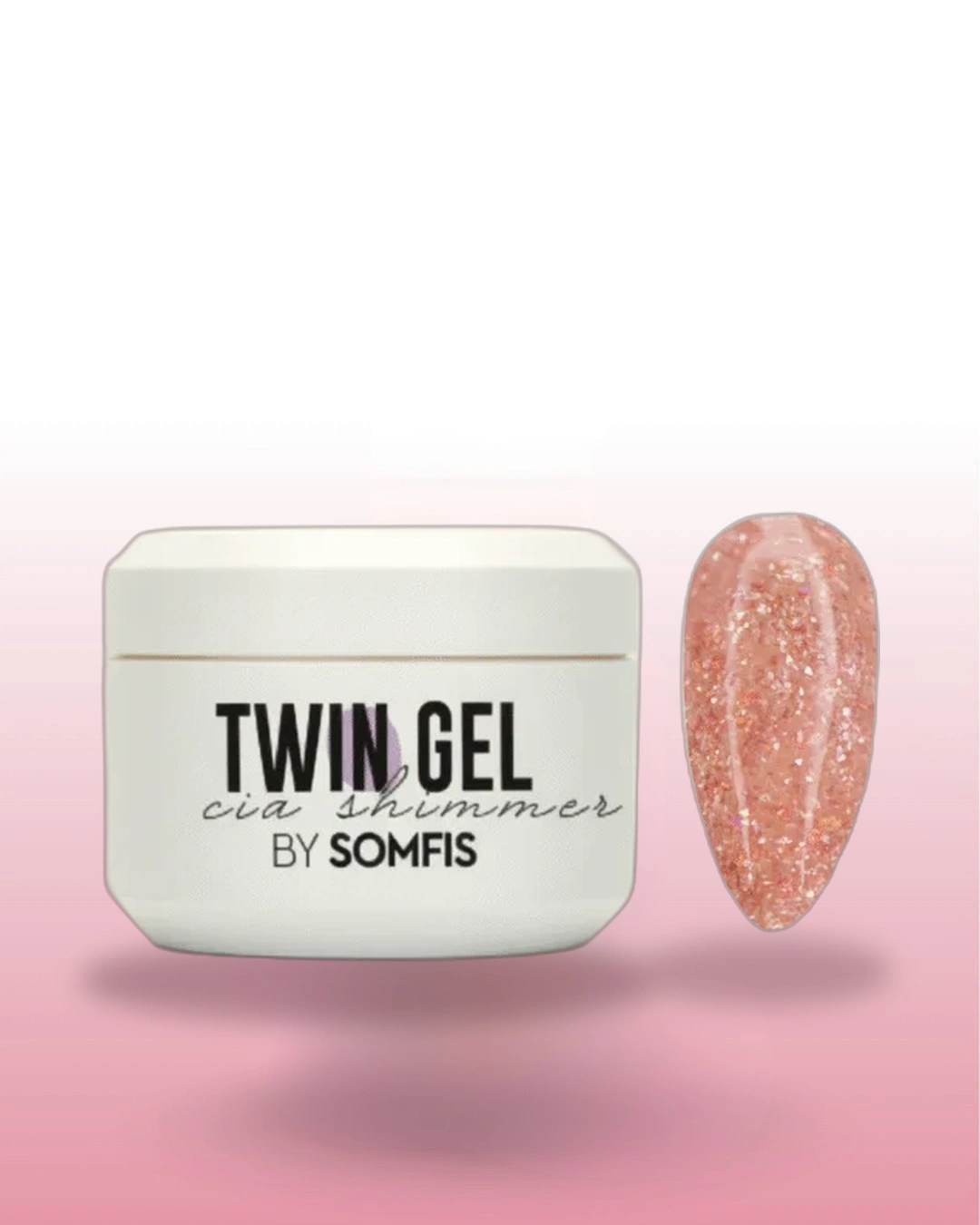 Twin Gel Cami Shimmer Jar